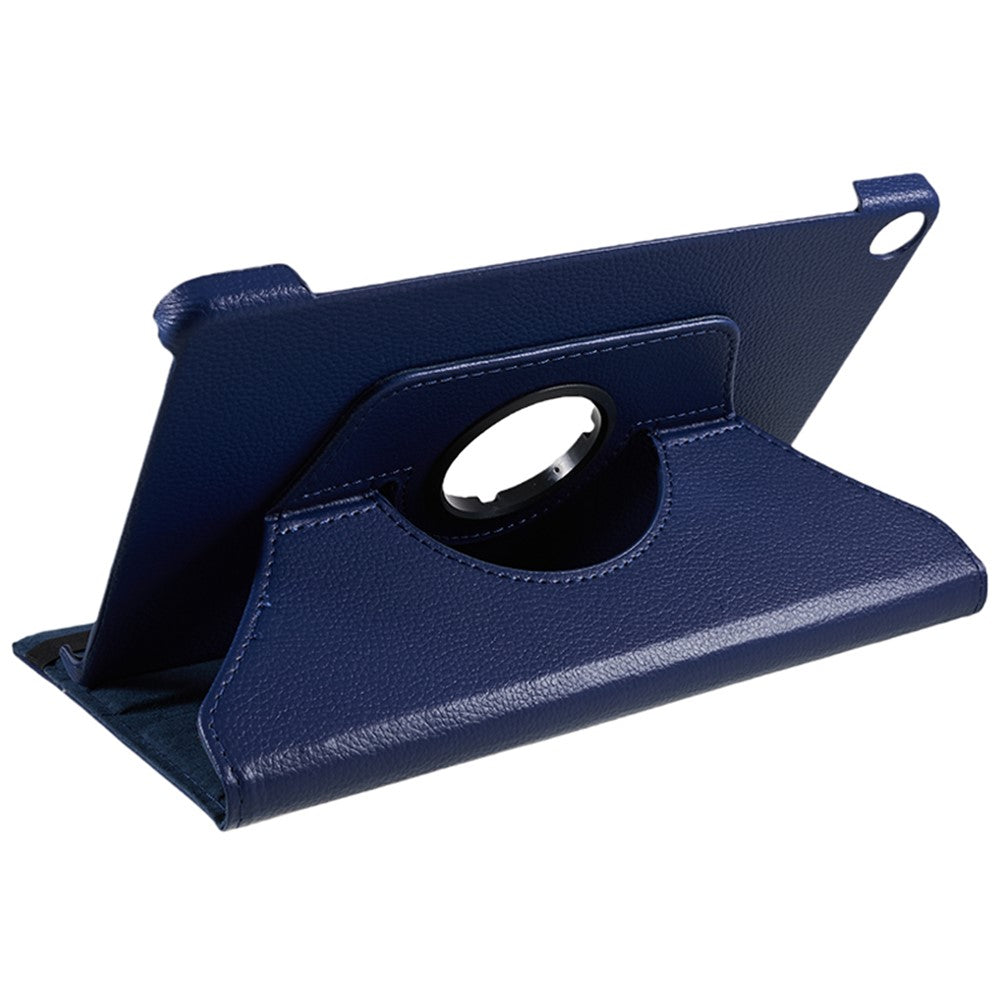 For Lenovo Tab M10 (Gen 3) TB-328FU PU Leather Case 360-Degree Rotating Cover with Elastic Band