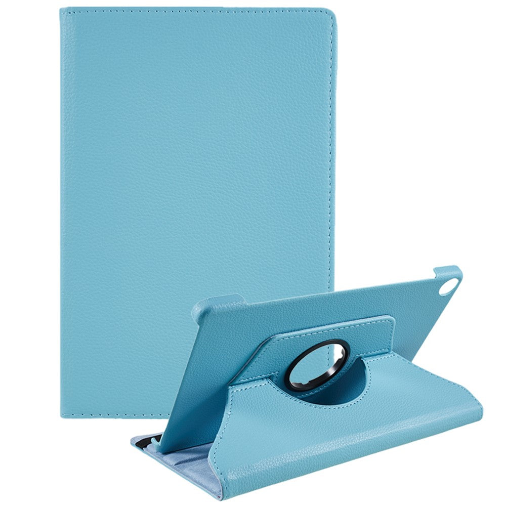 For Lenovo Tab M10 (Gen 3) TB-328FU PU Leather Case 360-Degree Rotating Cover with Elastic Band