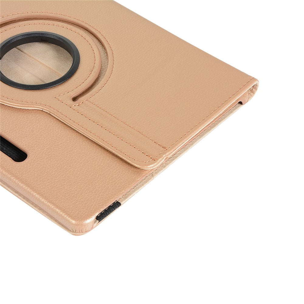 For Samsung Galaxy Tab S10 Ultra / S9 Ultra / S8 Ultra PU Leather Tablet Case 360-Degree Rotating Stand Protective Cover