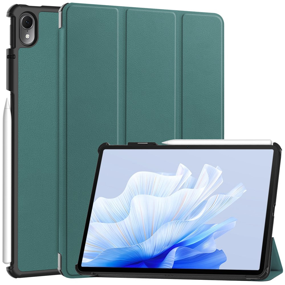 Tablet Case for Huawei MatePad Air 11.5 inch (2023) Tri-fold Stand Auto Sleep  /  Wake PU Leather Full Protective Cover