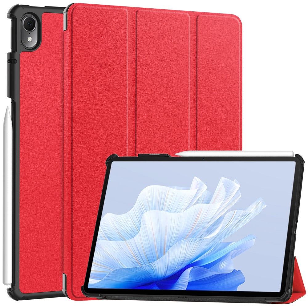 Tablet Case for Huawei MatePad Air 11.5 inch (2023) Tri-fold Stand Auto Sleep  /  Wake PU Leather Full Protective Cover