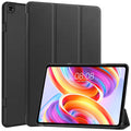 For Teclast T50 Tri-fold Stand Shell Auto Sleep  /  Wake Tablet Case PU Leather Full Protective Cover
