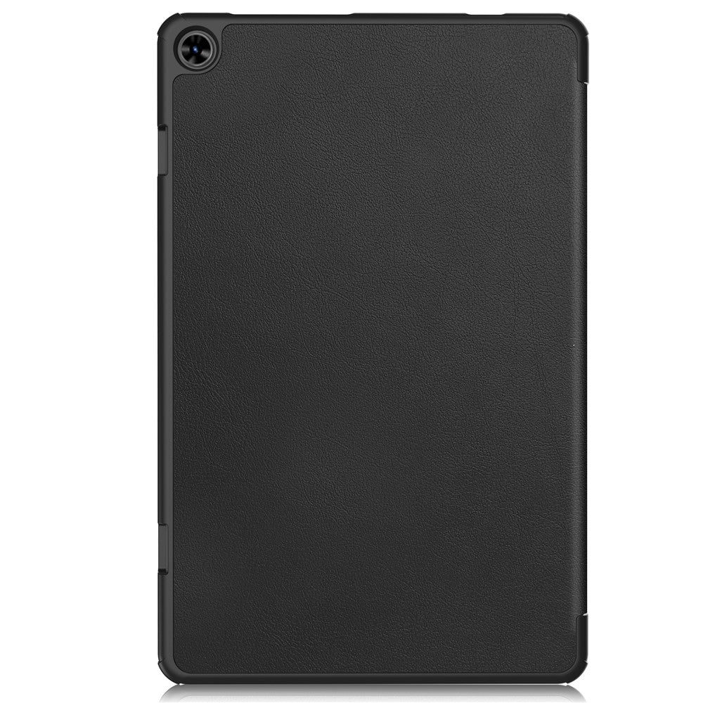 For Teclast T50 Tri-fold Stand Shell Auto Sleep  /  Wake Tablet Case PU Leather Full Protective Cover