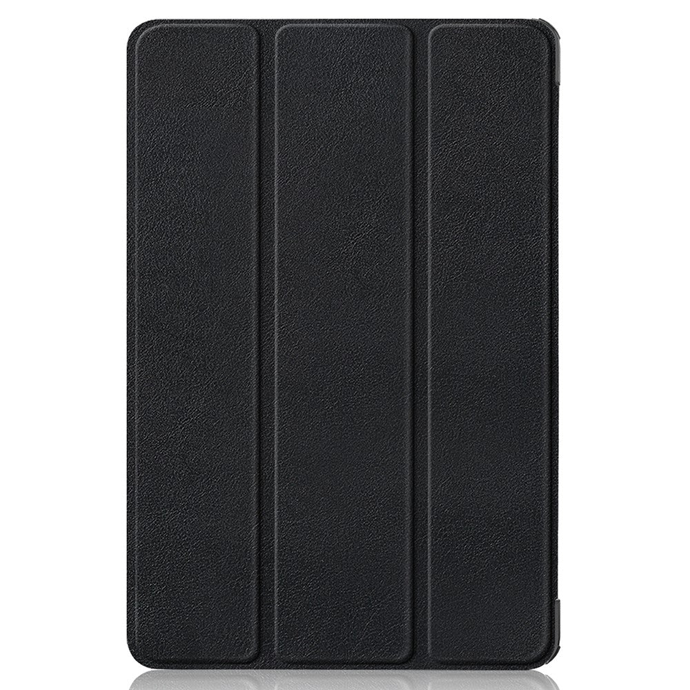 Pure Color Protective Case for Google Pixel Tablet PU Leather Anti-drop Tablet Cover with Case Tri-fold Stand