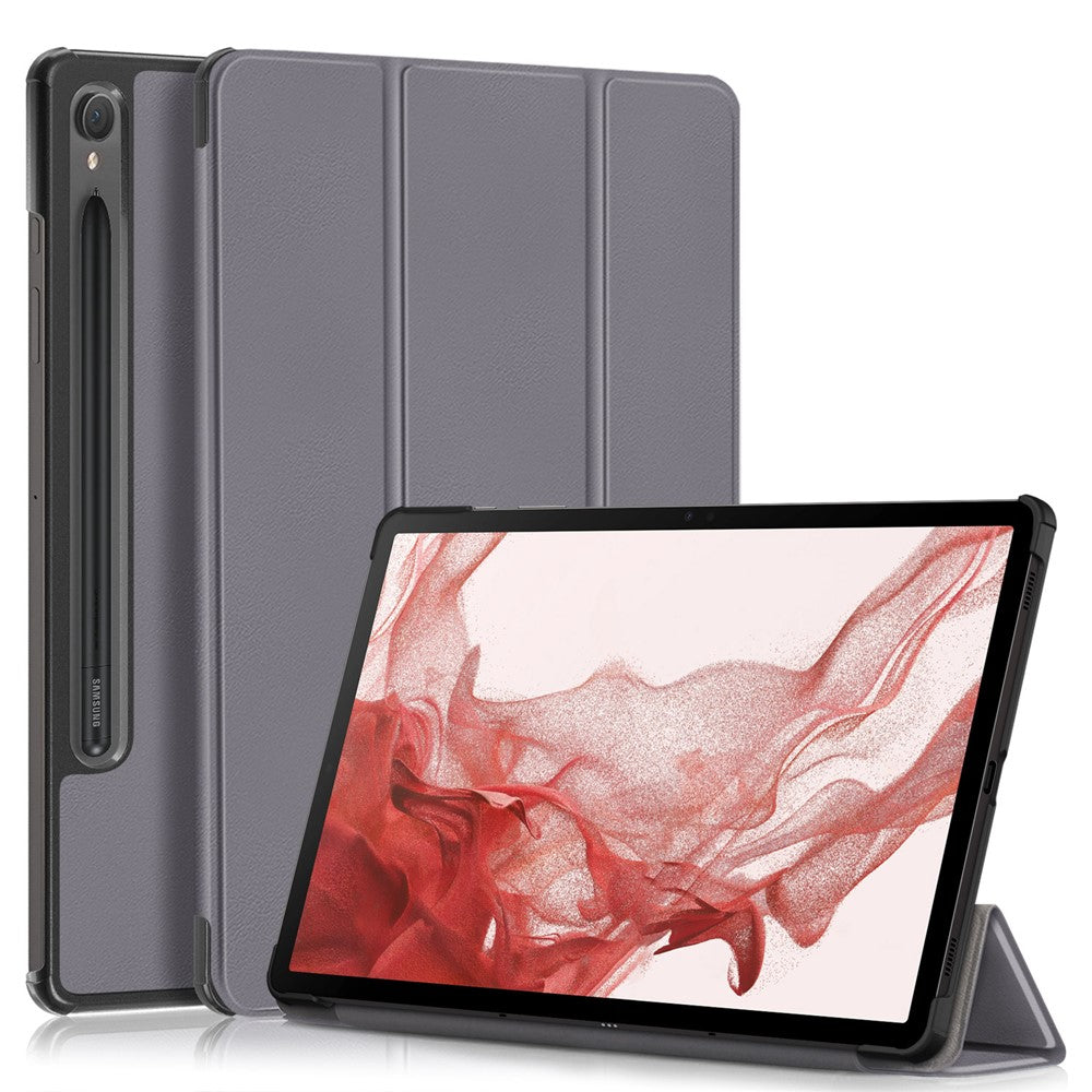 For Samsung Galaxy Tab S10 FE / S9 FE / S9 SM-X710, SM-X716B, SM-X718U PU Leather Cover Smart Tablet Case