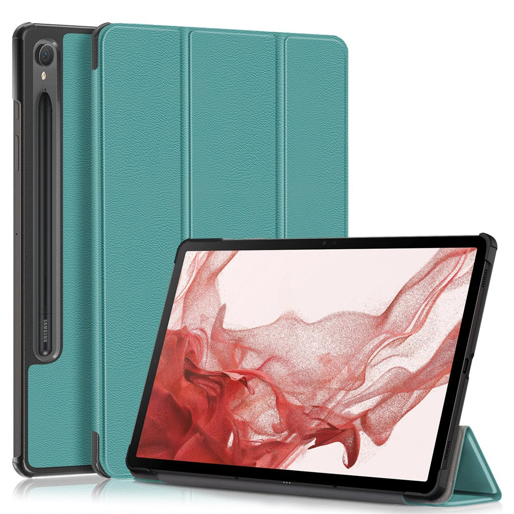 For Samsung Galaxy Tab S10 FE / S9 FE / S9 SM-X710, SM-X716B, SM-X718U PU Leather Cover Smart Tablet Case