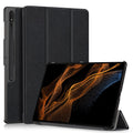 Leather Case for Samsung Galaxy Tab S10 Ultra Wi-Fi SM-X920 SM-X926B / Tab S9 Ultra SM-X910 M-X916B SM-X918U , Tri-Fold Stand Anti-Drop Tablet Cover