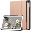 For Google Pixel Tablet Tri-fold Stand Tablet Case PU Leather Anti-drop Tablet Cover