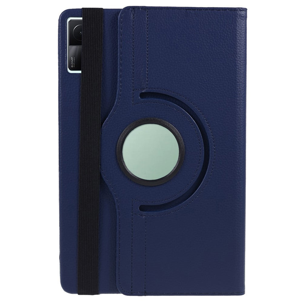 For Xiaomi Redmi Pad PU Leather Tablet Case 360-Degree Rotating Stand Protective Cover