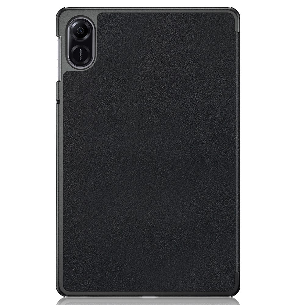 Trifold Stand Cover for Honor Pad X9 / Pad X8 Pro , Solid Color PU Leather Tablet Case