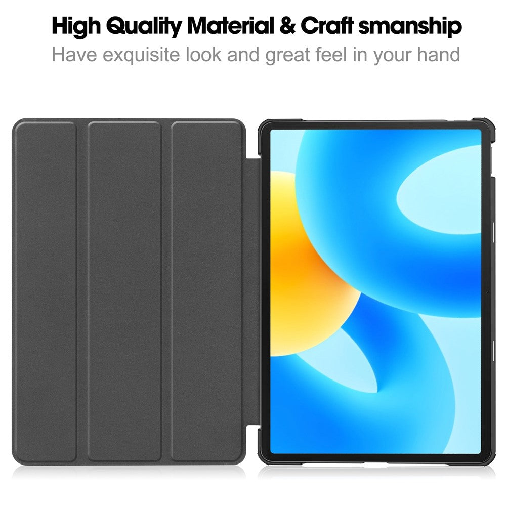 For Huawei MatePad 11.5 Tri-fold Stand Tablet Case Auto Wake / Sleep Tablet Leather Cover