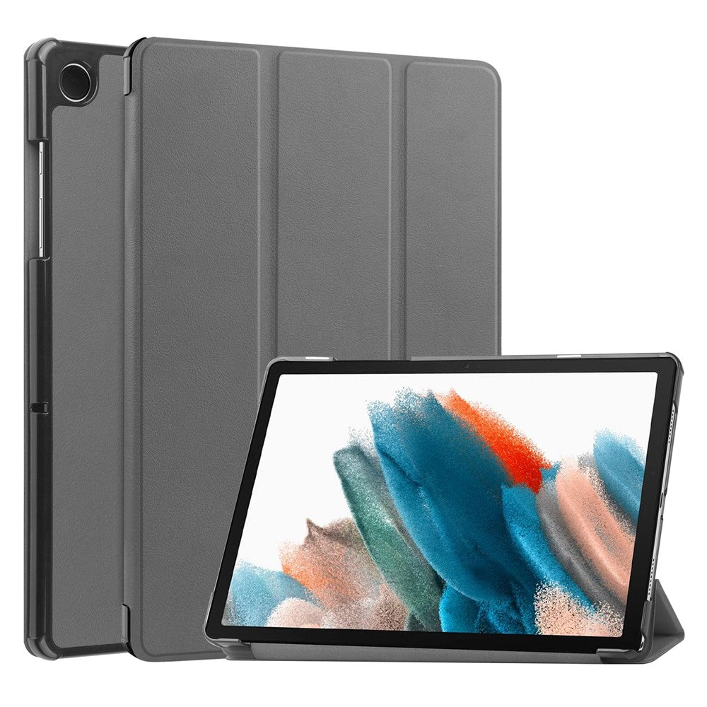 For Samsung Galaxy Tab A9 Tri-fold Stand PU Leather Tablet Case Full Protection Tablet Cover