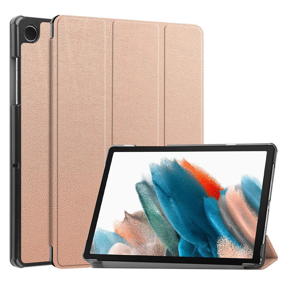 For Samsung Galaxy Tab A9 Tri-fold Stand PU Leather Tablet Case Full Protection Tablet Cover