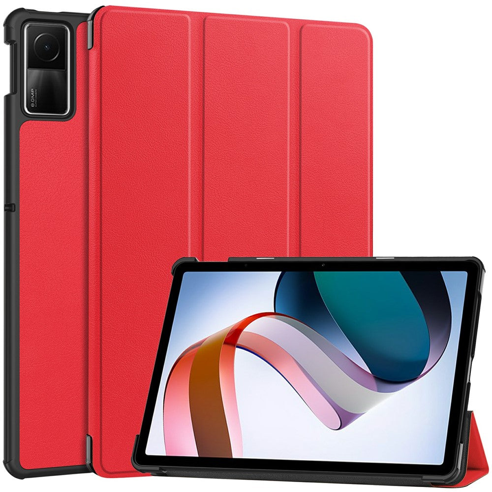 For Xiaomi Redmi Pad SE Tri-fold Stand Tablet Case Anti-drop PU Leather Tablet Cover