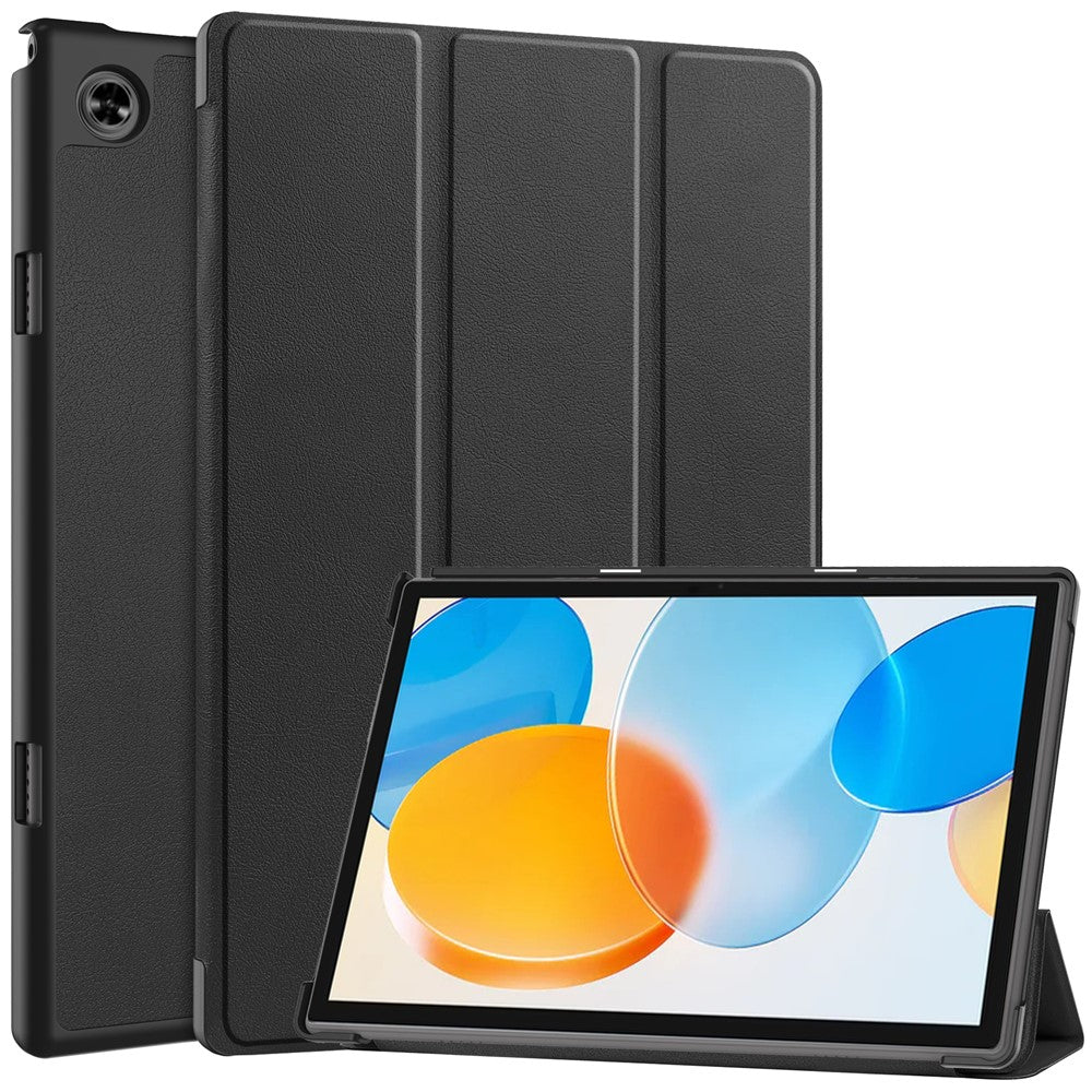 For Teclast M40 / M40 Plus / P20 HD / P20S Tablet Case Tri-fold Stand PU Leather Anti-drop Tablet Cover