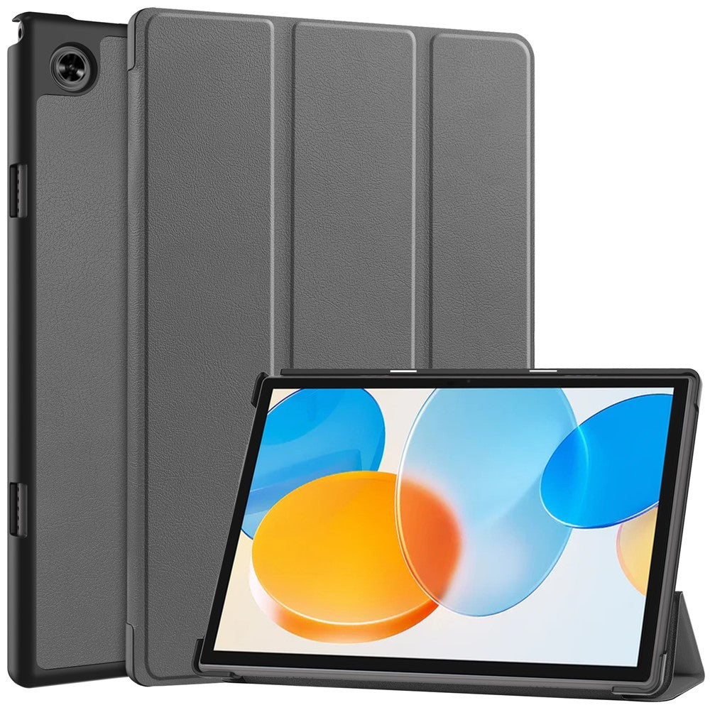 For Teclast M40 / M40 Plus / P20 HD / P20S Tablet Case Tri-fold Stand PU Leather Anti-drop Tablet Cover
