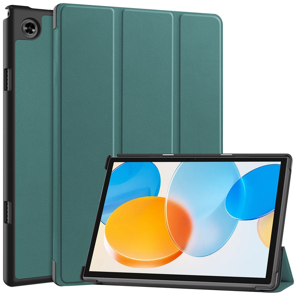 For Teclast M40 / M40 Plus / P20 HD / P20S Tablet Case Tri-fold Stand PU Leather Anti-drop Tablet Cover