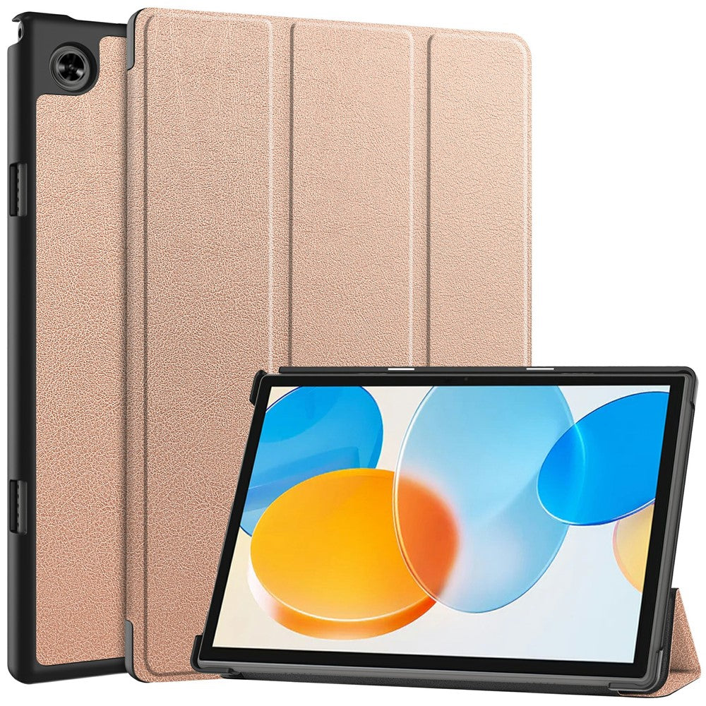 For Teclast M40 / M40 Plus / P20 HD / P20S Tablet Case Tri-fold Stand PU Leather Anti-drop Tablet Cover