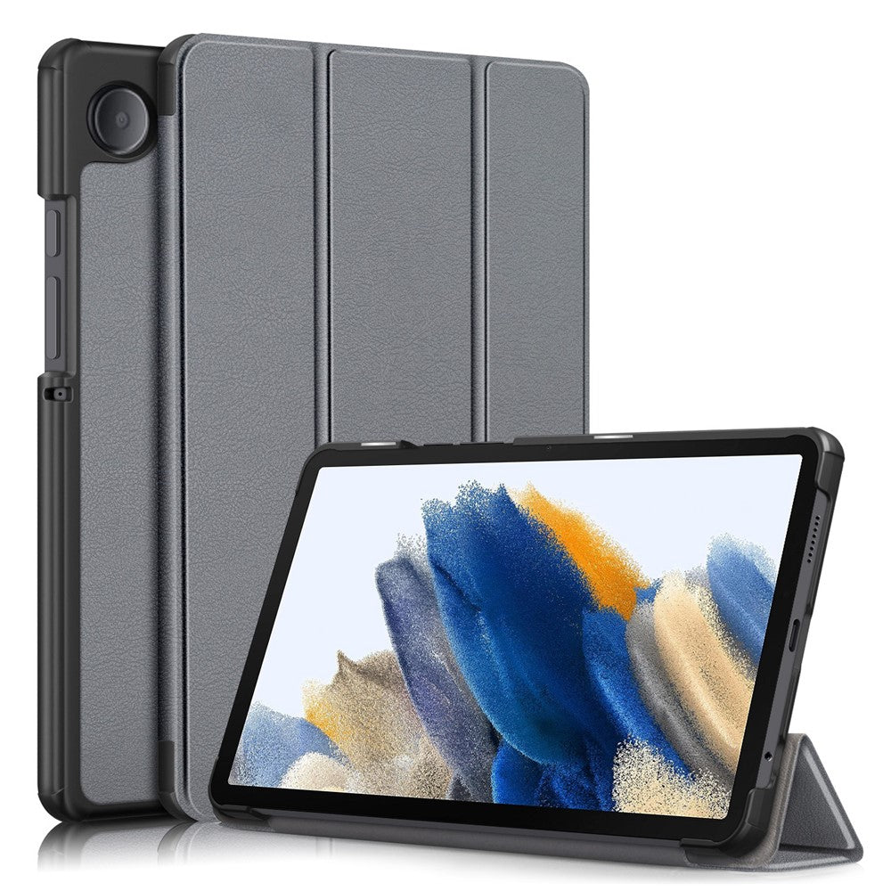 For Samsung Galaxy Tab A9 X115 PU Leather Tablet Case Tri-fold Stand Cover
