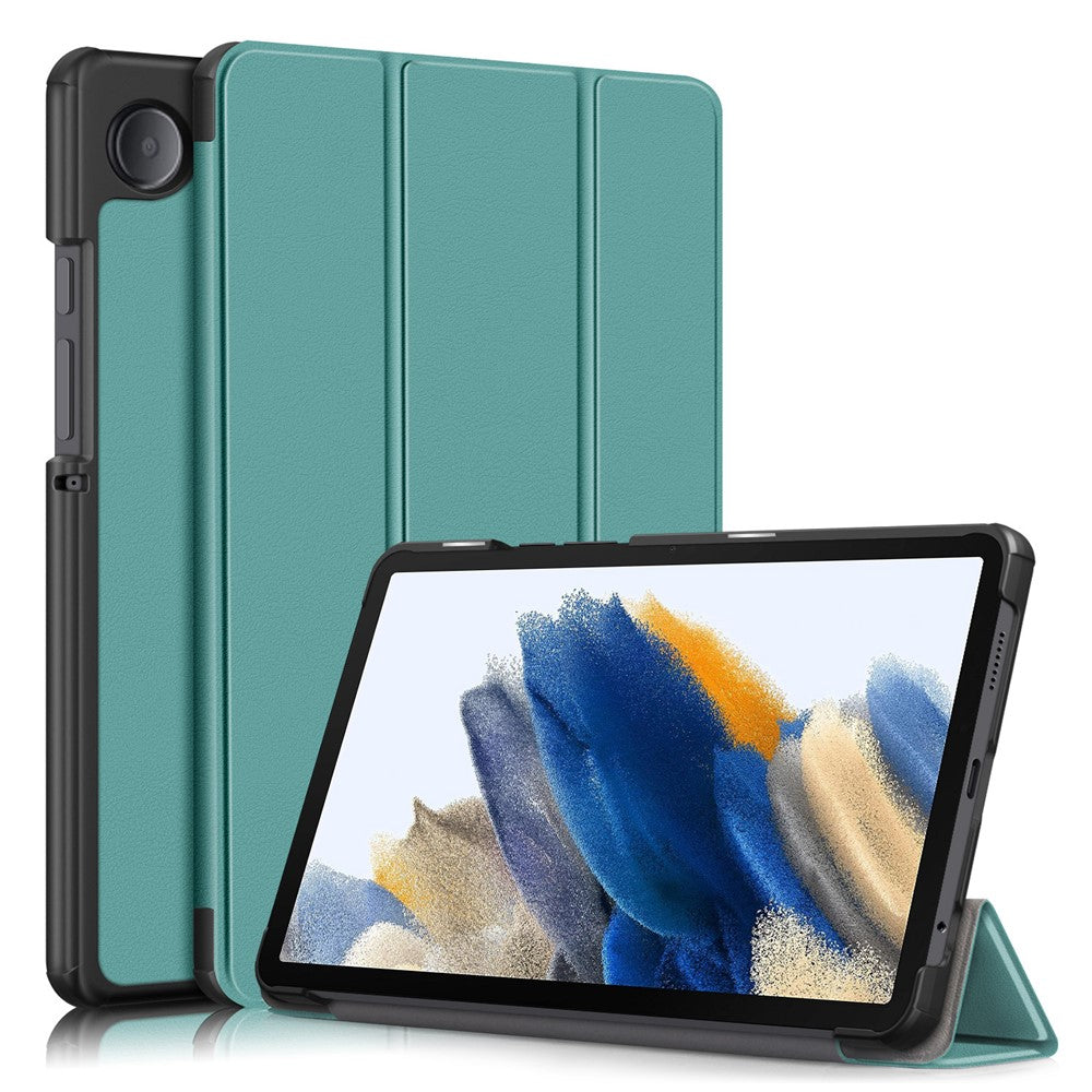 For Samsung Galaxy Tab A9 X115 PU Leather Tablet Case Tri-fold Stand Cover