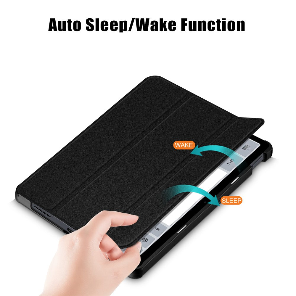 For Xiaomi Redmi Pad SE PU Leather Tablet Case Trifold Stand Full Protection Tablet Cover