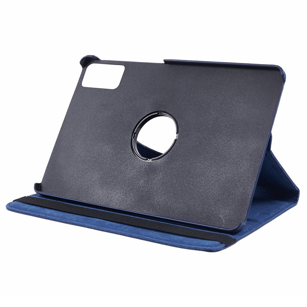For Xiaomi Redmi Pad SE Case Litchi Texture PU Leather Protective Tablet Cover with Elastic Band