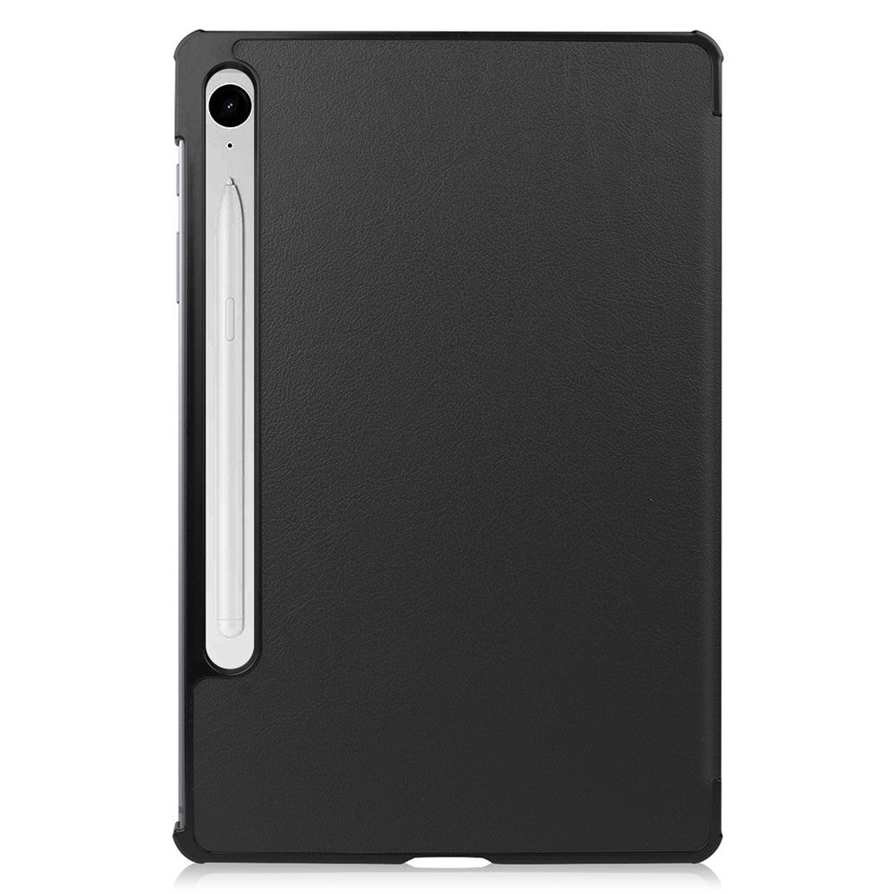 For Samsung Galaxy Tab S10 FE / S9 FE Case Tri-Fold Stand PU Leather Tablet Cover