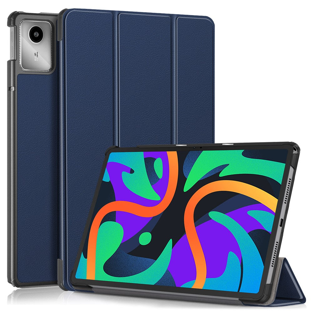 For Lenovo Tab M11 / Xiaoxin Pad 11 2024 PU Leather Trifold Stand Cover Smart Tablet Case