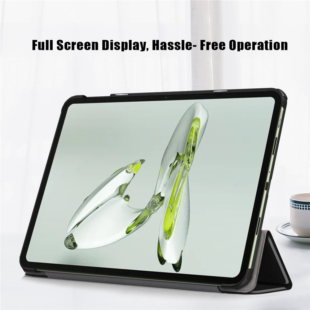 PU Leather Case for OnePlus Pad Go/Oppo Pad Air 2/Pad Neo Trifold Stand Tablet Cover