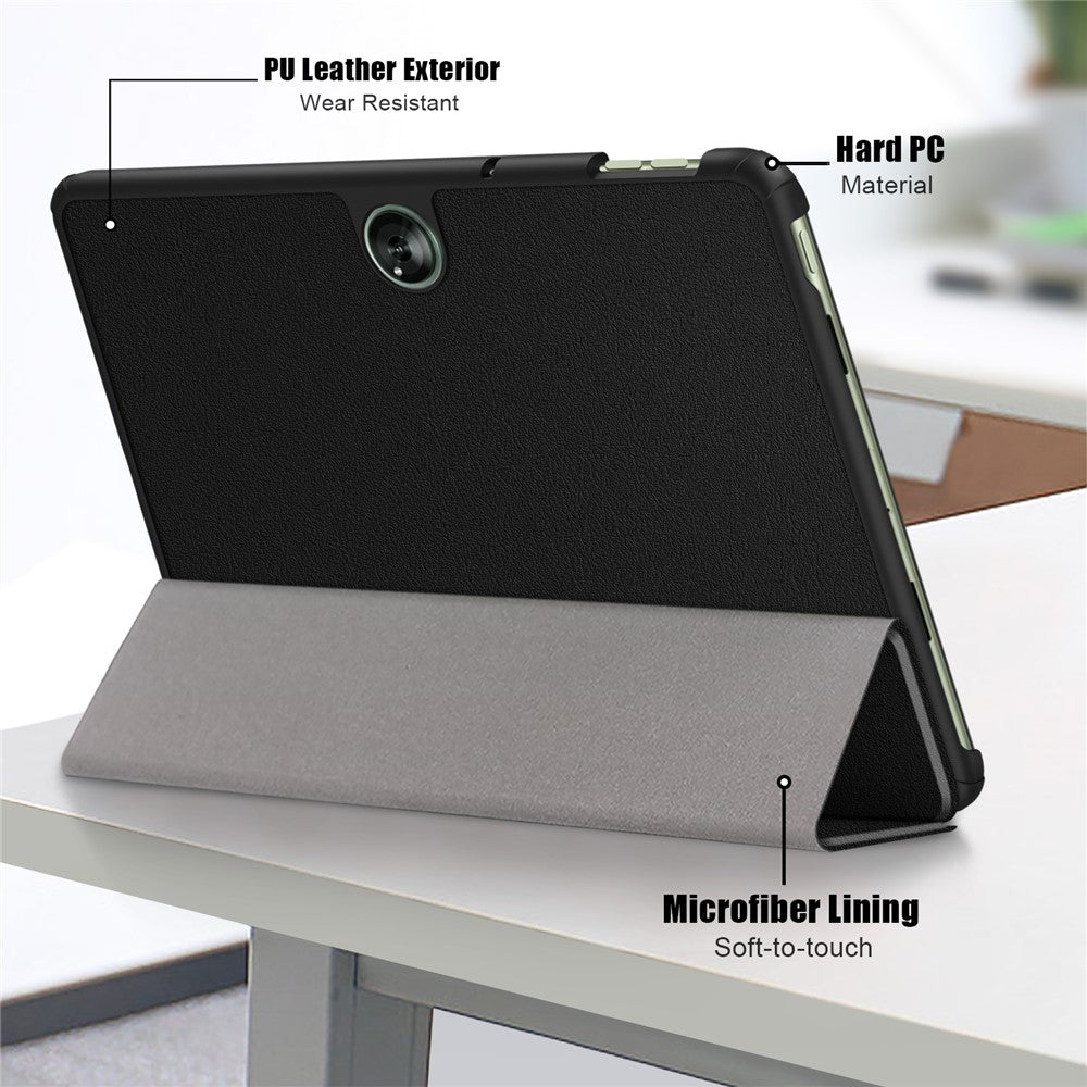 PU Leather Case for OnePlus Pad Go/Oppo Pad Air 2/Pad Neo Trifold Stand Tablet Cover