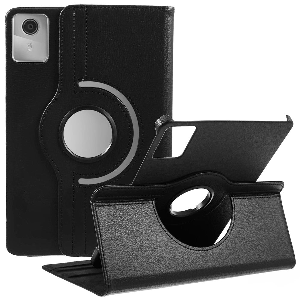 For Lenovo Tab M11 / Xiaoxin Pad 11 2024 Leather Case Rotating Stand Tablet Cover