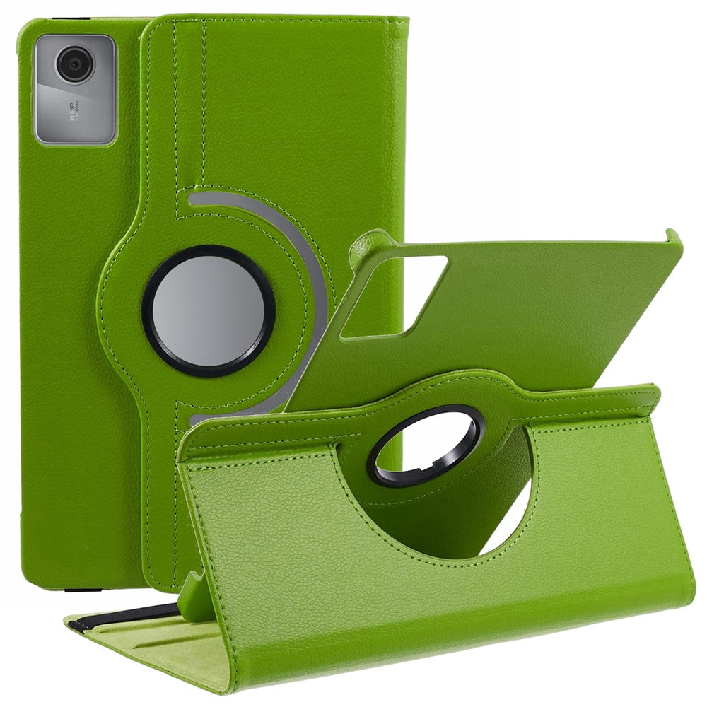 For Lenovo Tab M11 / Xiaoxin Pad 11 2024 Leather Case Rotating Stand Tablet Cover