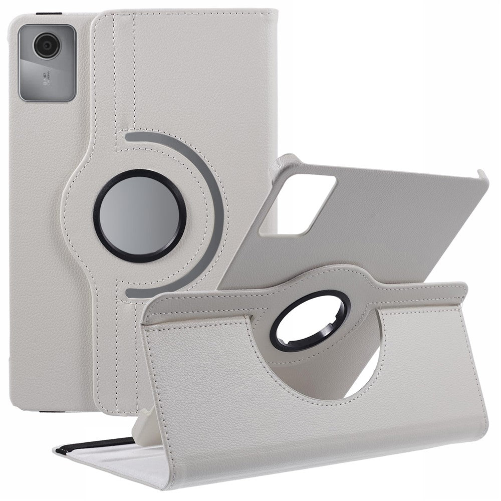 For Lenovo Tab M11 / Xiaoxin Pad 11 2024 Leather Case Rotating Stand Tablet Cover