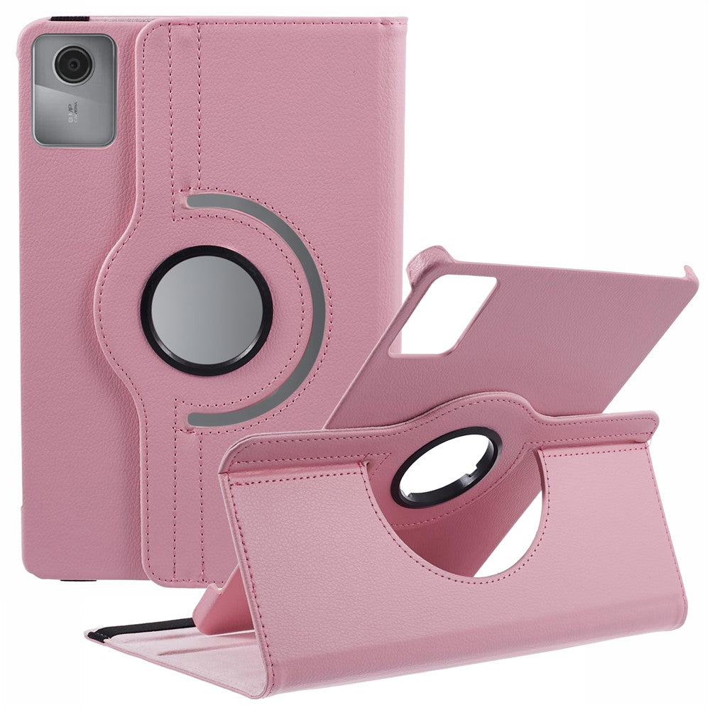 For Lenovo Tab M11 / Xiaoxin Pad 11 2024 Leather Case Rotating Stand Tablet Cover