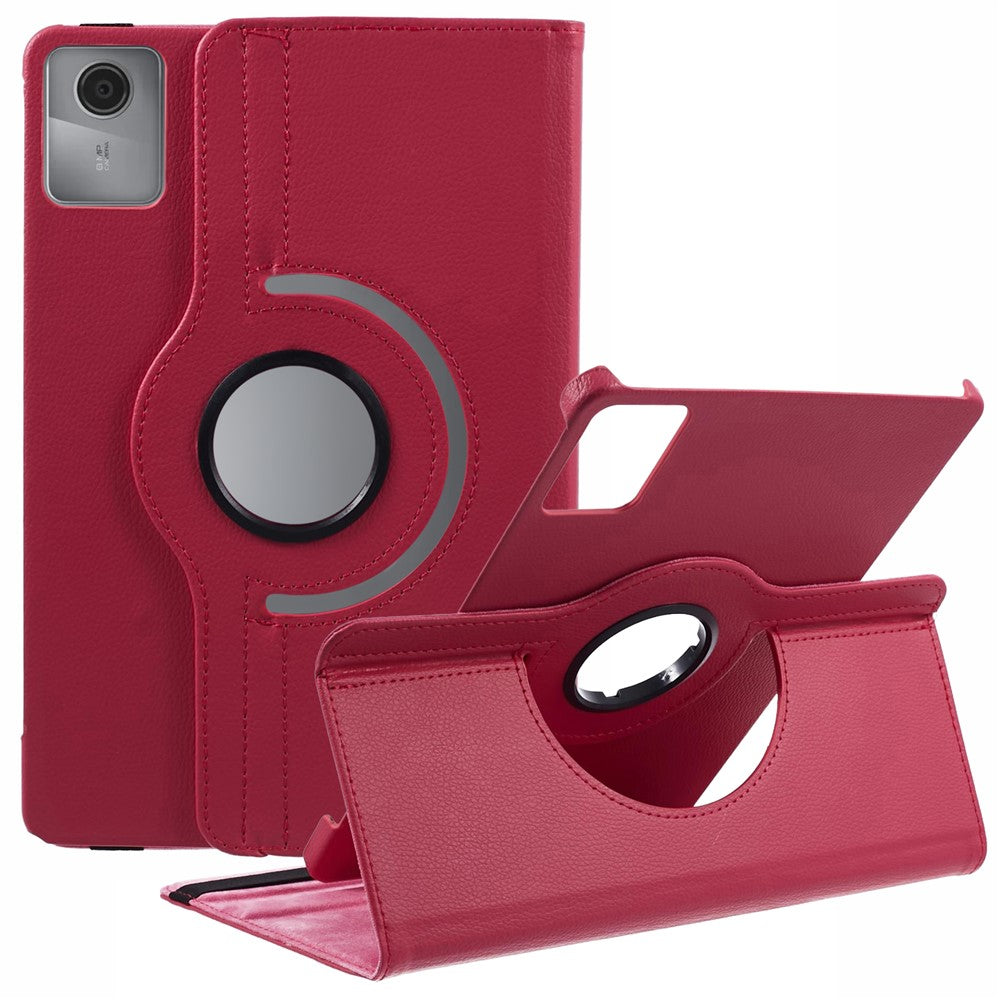 For Lenovo Tab M11 / Xiaoxin Pad 11 2024 Leather Case Rotating Stand Tablet Cover