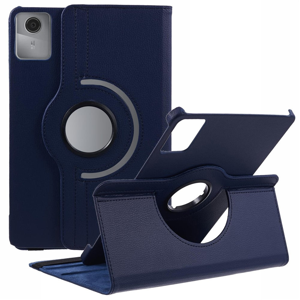 For Lenovo Tab M11 / Xiaoxin Pad 11 2024 Leather Case Rotating Stand Tablet Cover