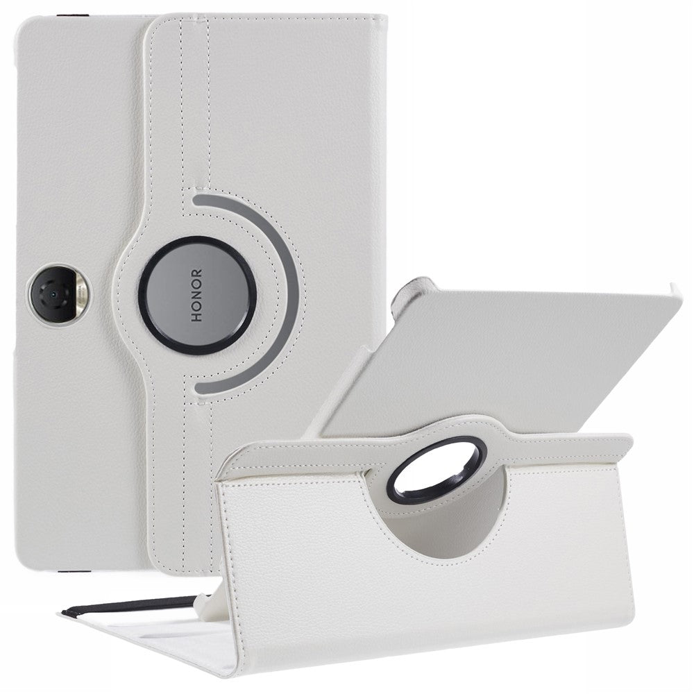 For Honor Pad 9 Case Scratch-resistant PU Leather Tablet Cover with Rotating Stand