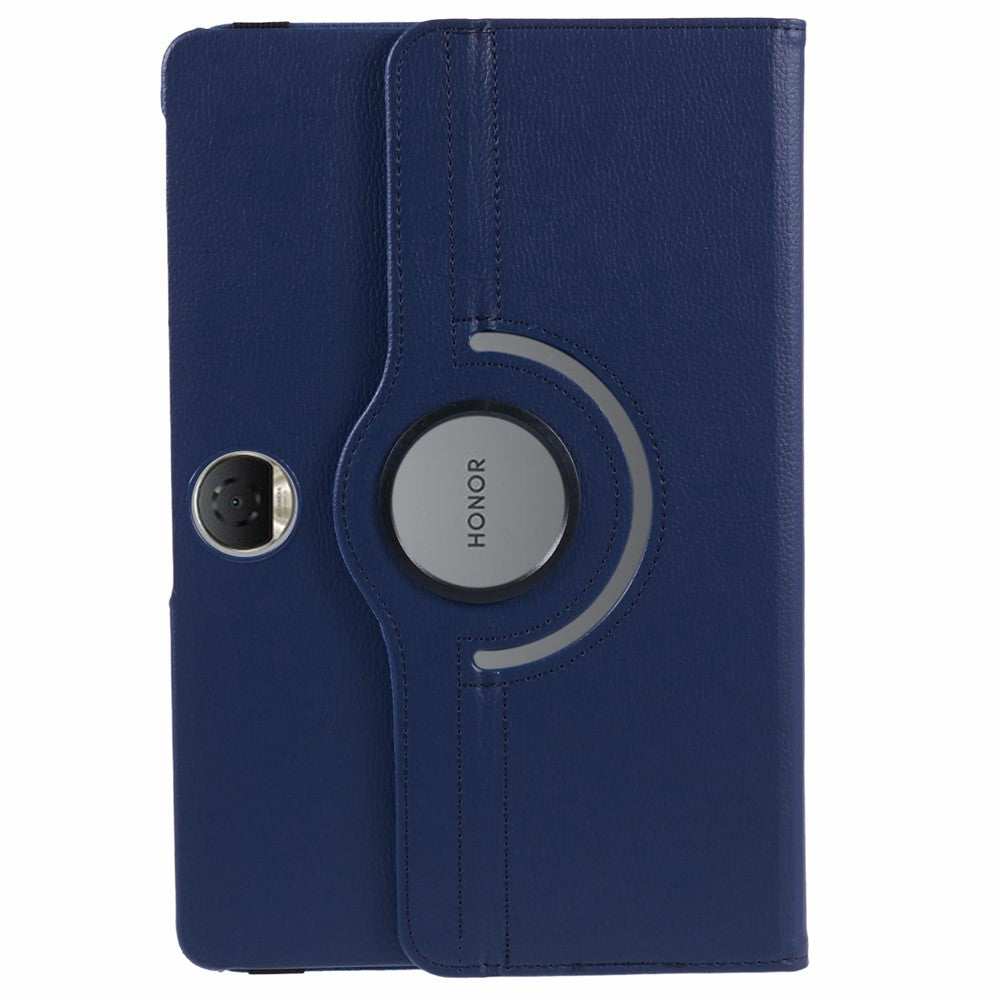 For Honor Pad 9 Case Scratch-resistant PU Leather Tablet Cover with Rotating Stand