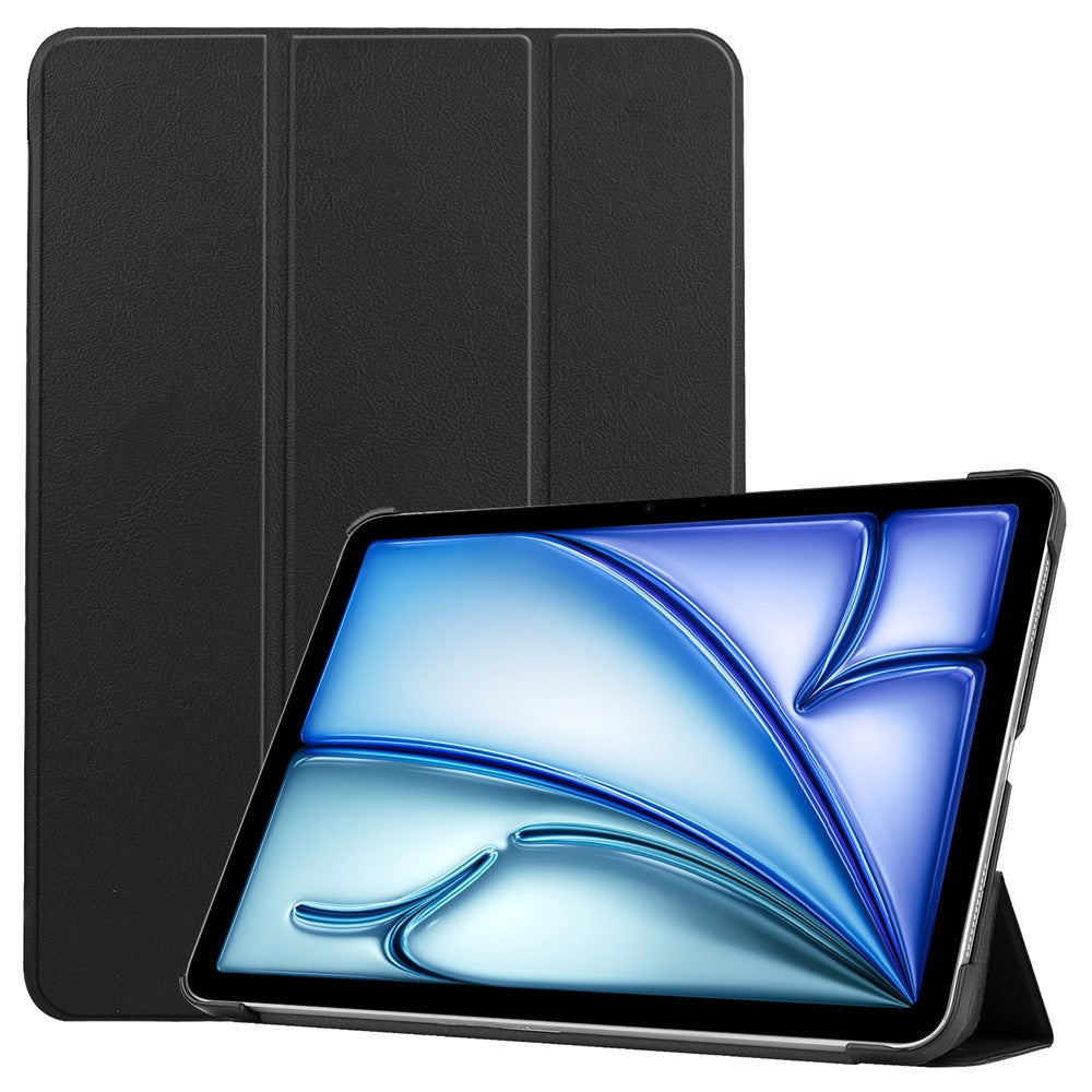 For iPad Air 11 (2026) / (2025) / (2024) Case PU Leather Protective Tri-Fold Stand Smart Cover