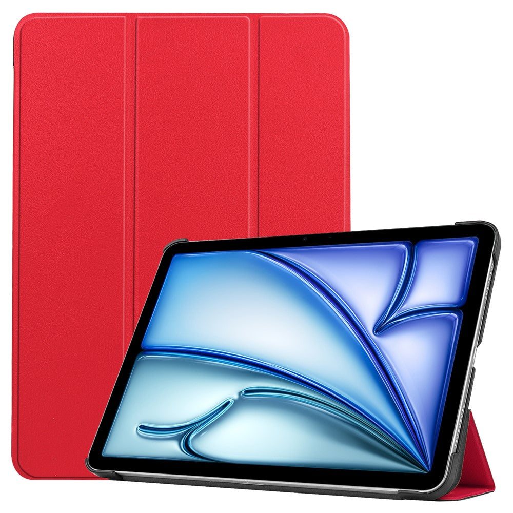 For iPad Air 11 (2026) / (2025) / (2024) Case PU Leather Protective Tri-Fold Stand Smart Cover