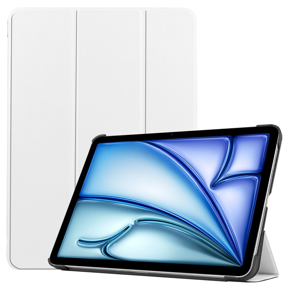 For iPad Air 11 (2026) / (2025) / (2024) Case PU Leather Protective Tri-Fold Stand Smart Cover