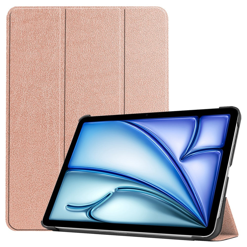 For iPad Air 11 (2026) / (2025) / (2024) Case PU Leather Protective Tri-Fold Stand Smart Cover