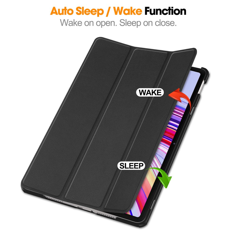 Tablet Case for Xiaomi Redmi Pad Pro/Redmi Pad Pro 5G/Poco Pad Tri-Fold Stand Leather Cover