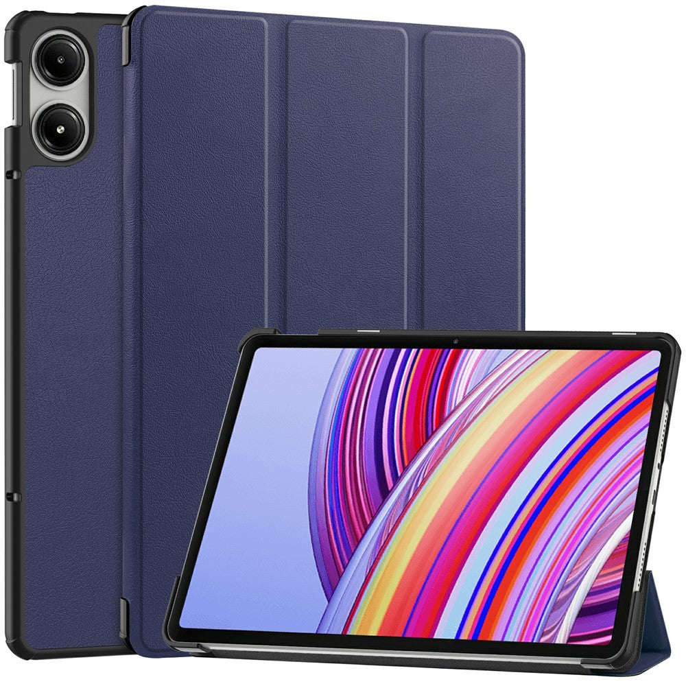 Tablet Case for Xiaomi Redmi Pad Pro/Redmi Pad Pro 5G/Poco Pad Tri-Fold Stand Leather Cover