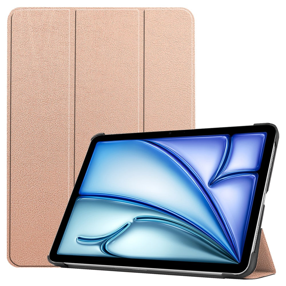 For iPad Air 13 (2026) / (2025) / (2024) Case Auto Wake / Sleep Tri-Fold Stand Leather Tablet Cover