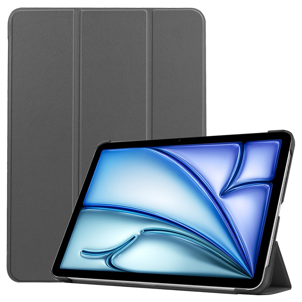For iPad Air 13 (2026) / (2025) / (2024) Case Auto Wake / Sleep Tri-Fold Stand Leather Tablet Cover