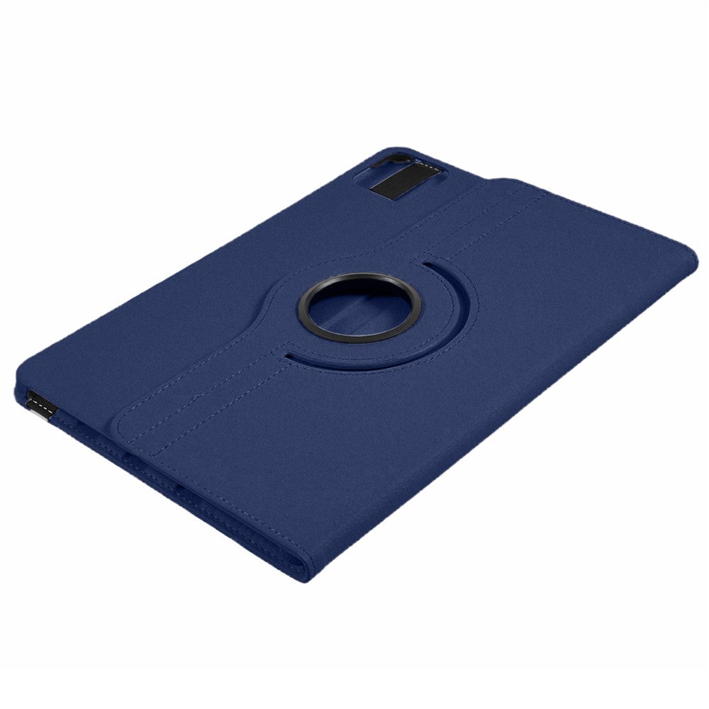 For Xiaomi Pad 6S Pro 12.4 Case Rotating Stand PU Leather+PC Tablet Cover with Elastic Band