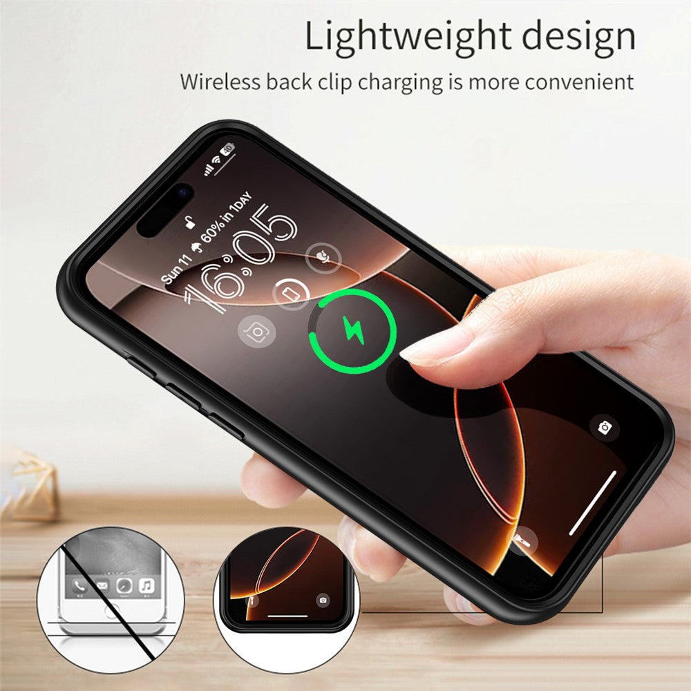 A29S For iPhone 17 Pro Phone Charger Battery Case Soft Edge 6000mAh Power Bank Compatible with MagSafe