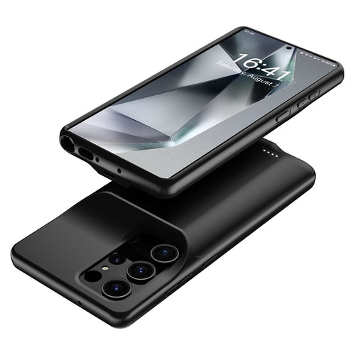 C28 10000mAh Power Bank for Samsung Galaxy S24 Ultra Full Protection TPU Soft Charger Case