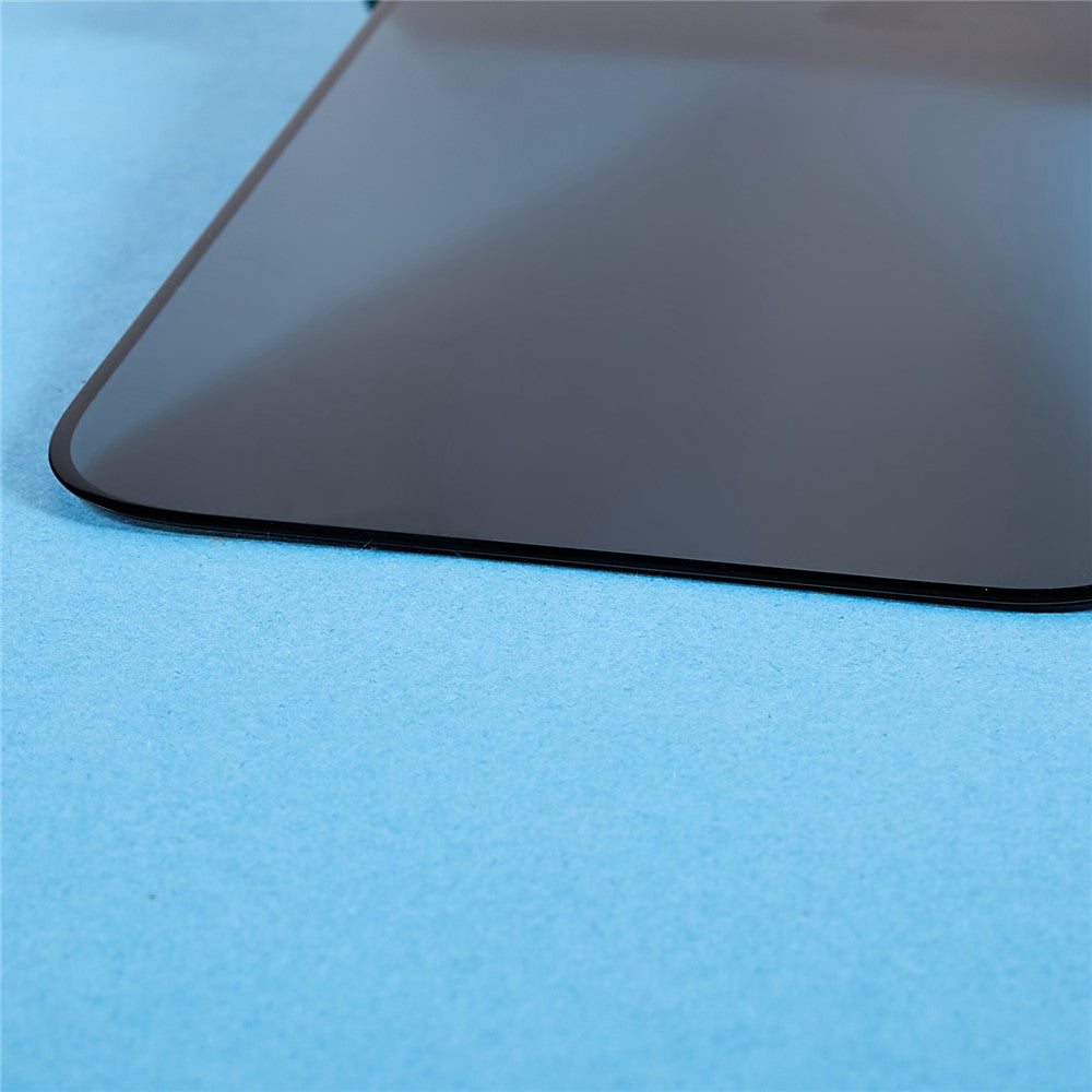 For iPhone 16 Pro Max Tempered Glass Screen Protector Full Coverage Anti-Spy Silk Printing Screen Film